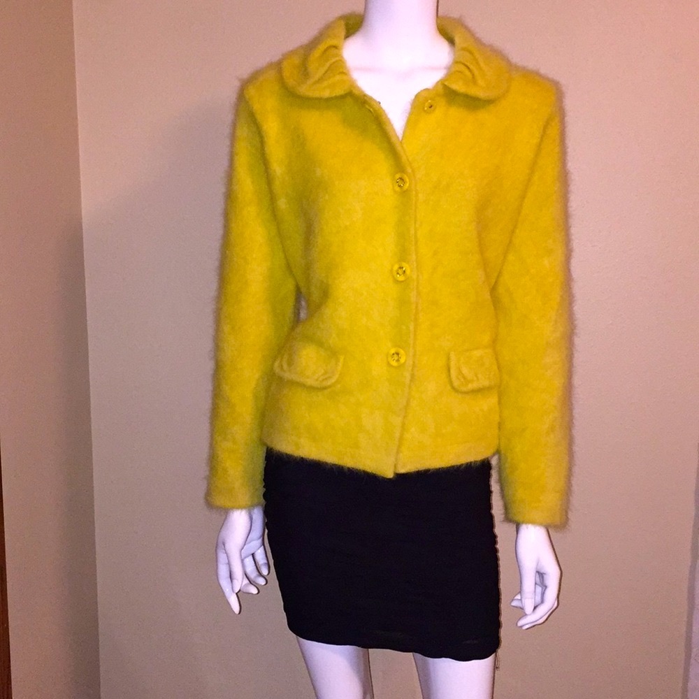 NWT Venesha, high quality 80% angora jacket size L - Picture 1 of 6